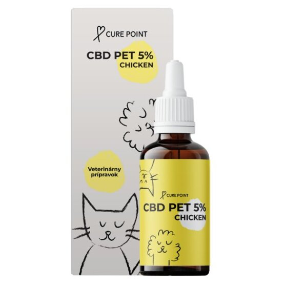 E-shop CURE POINT CBD Pet 5% Olej pre psy a mačky Chicken 10 ml