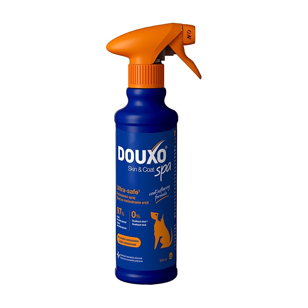 DOUXO Skin & Coat spa rozčesávací sprej pre psov 340 ml