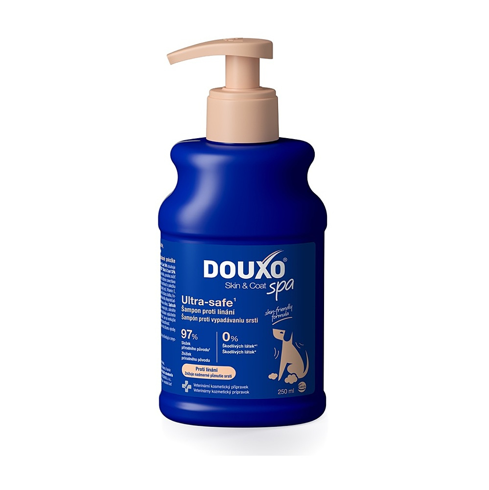 DOUXO Skin & Coat spa šampón proti pĺznutiu pre psov 250 ml