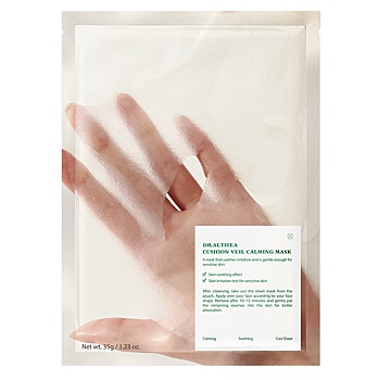 DR. ALTHEA Cushion Veil Calming Plátinková maska ​​1 kus (Korejské pleťové masky)