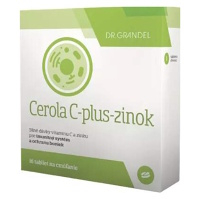 DR.GRANDEL Cerola C plus zinok cmúľacíe tablety 16 kusov
