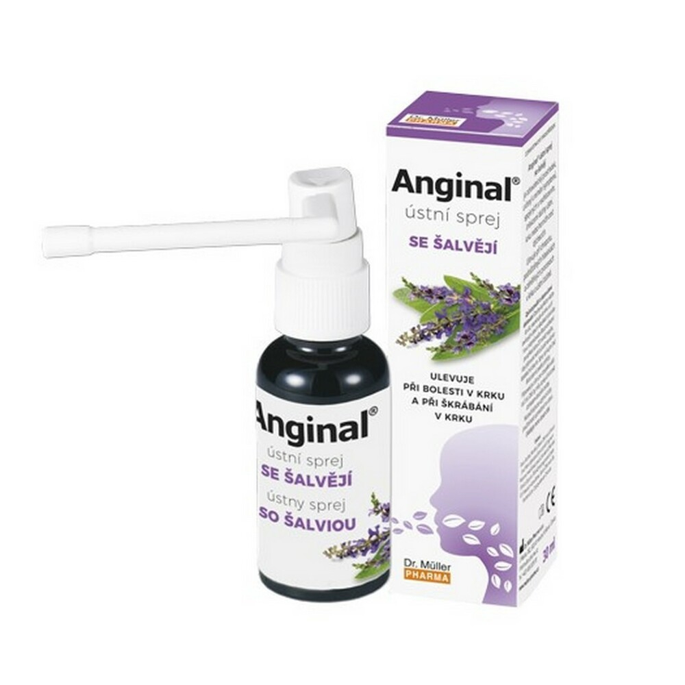 Dr. Müller Anginal® ústny sprej na bolesť v krku 30 ml