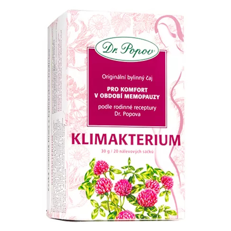 Dr. Popov Klimaktérium bylinný čaj pre ženy 20 ks