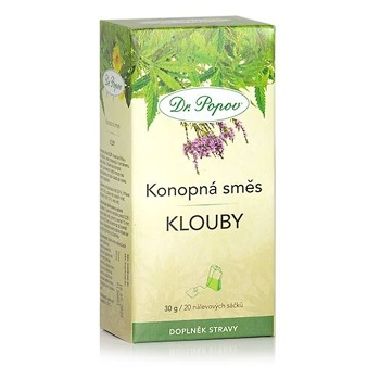 DR.POPOV Čaj konopný kĺby 30 g (Bylinné čaje)