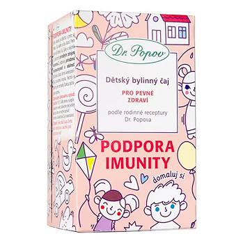 DR. POPOV Dětský bylinný čaj podpora imunity 20 x 1.5 g (Bylinkové čaje)