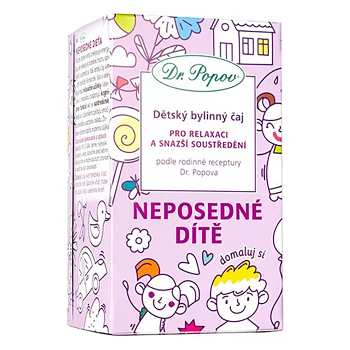 DR. POPOV Detský bylinný čaj neposedné dieťa 20 x 1.5 g (Bylinkové čaje)