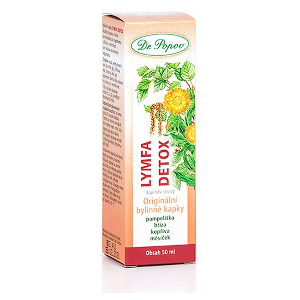 Dr. Popov Originální bylinné kapky Lymfa-detox bylinné kvapky 50 ml kúpite na Mojalekaren.sk