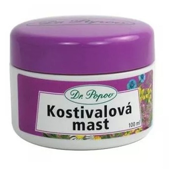 DR. POPOV Kostihojová masť s gáfrom 100 ml (Prírodná starostlivosť o telo) - Prírodné