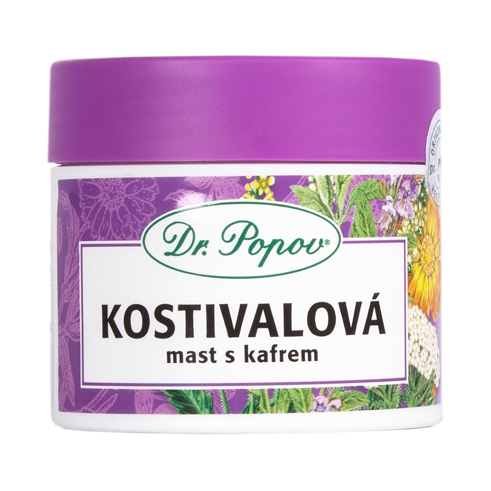 DR. POPOV Kostihojová masť s gáfrom 50 ml