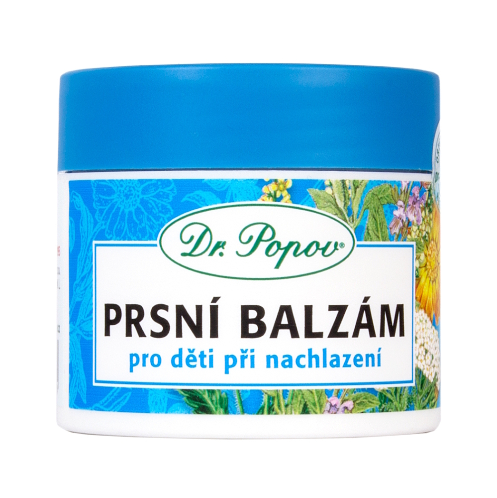 DR. POPOV Masážny prsný balzam pre deti 50 ml