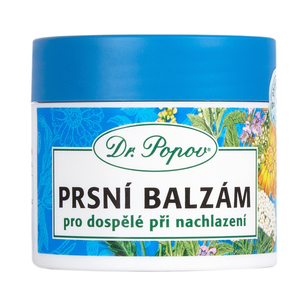 DR. POPOV Masážny prsný balzam pre dospelých 50 ml