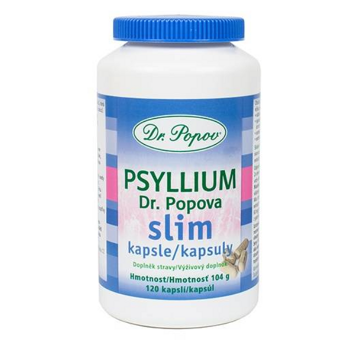DR.POPOV Psyllium Slim 120 kapsúl