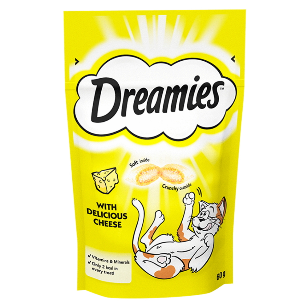 E-shop DREAMIES pochúťka pre mačky so syrom 60 g
