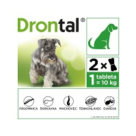 DRONTAL Dog Flavour 150/144/50 mg 2 tablety
