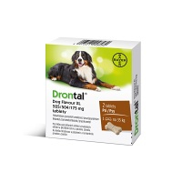 DRONTAL Dog Flavour  XL 525/504/175 mg 2 tablety