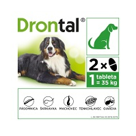 DRONTAL Dog Flavour  XL 525/504/175 mg 2 tablety