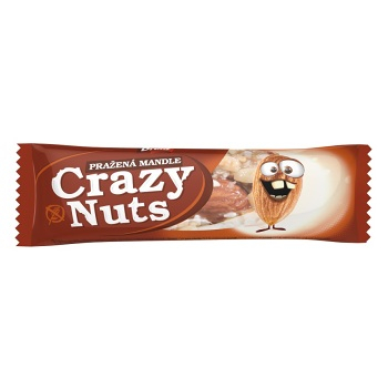 DRUID Crazy Nuts Pražené mandle v mliečnej čokoláde 30 g