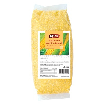 DRUID Kukuričná krupica jemná 450 g (Bezlepkové kaše)