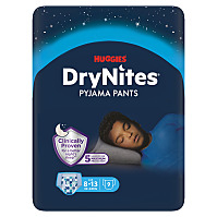 DRY NITES Naťahovacie nohavičky chlapčenské 8 - 13 rokov 9 kusov