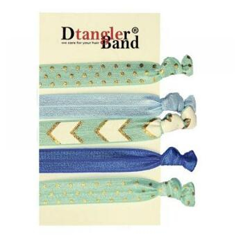 DTANGLER Band Set gumičiek do vlasov Blue