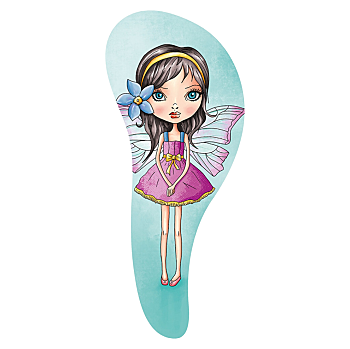 DTANGLER Fairy Tale kefa na vlasy s rukoväťou 1 kus (Hrebene a doplnky do vlasov)