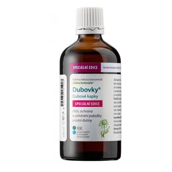 DĚDEK KOŘENÁŘ Dubovky dubové kvapky ŠPECIÁLNA EDÍCIA 100 ml