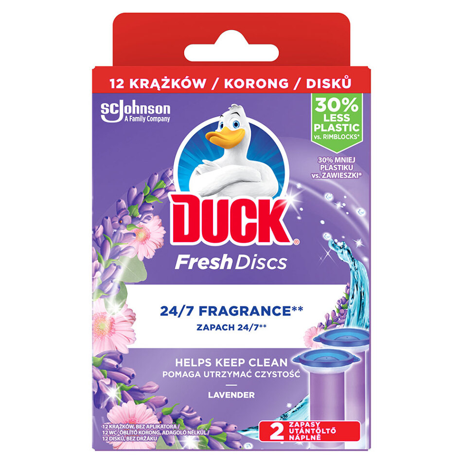 E-shop DUCK Fresh Discs Čistič WC Levanduľa náplň 2 x 36 ml