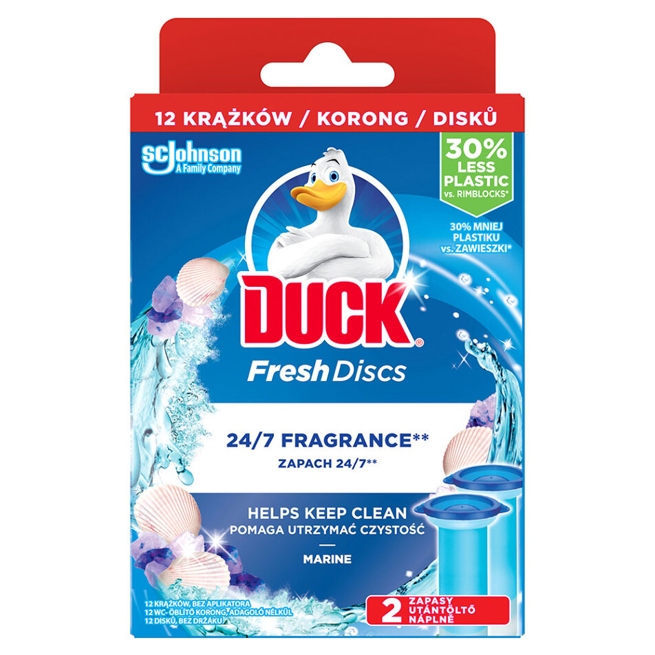 E-shop DUCK Fresh Discs Čistič WC Marine náplň 2 x 36 ml