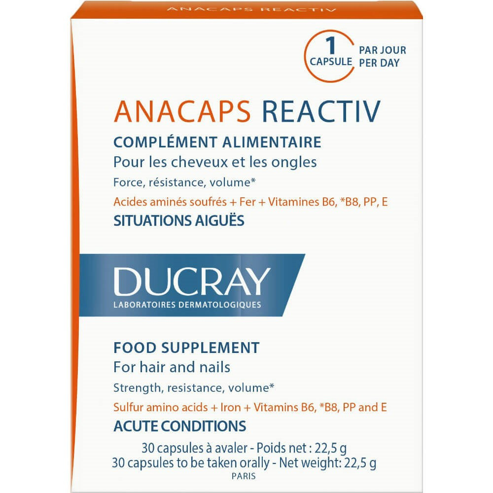 Obrázok DUCRAY Anacaps Reactiv - reakční vypadávání vlasů 30 tobolek