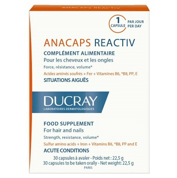 DUCRAY Anacaps Reactiv - reakční vypadávání vlasů 30 tobolek