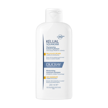 DUCRAY Kelual Squanorm Šampón hydratačný suché lupiny 200 ml (Dermokozmetika šampóny na vlasy)
