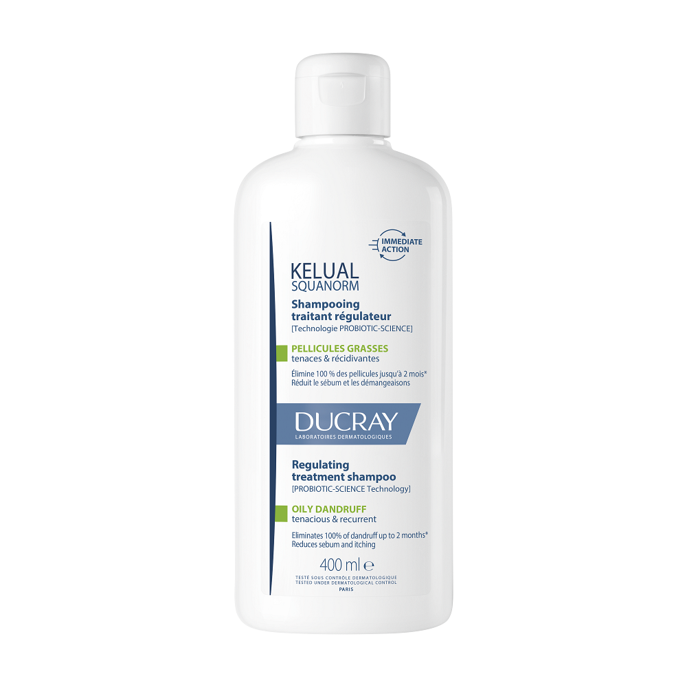 DUCRAY Kelual Squanorm Šampon suché lupy 400 ml