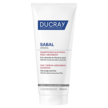 DUCRAY Sabal Argeal šampón absorbujúci maz 200 ml (Dermokozmetika šampóny na vlasy)