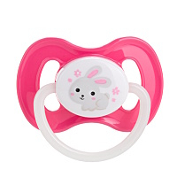 CANPOL BABIES Bunny&Company cumlík kaučuk čerešňa 6-18m ružový 1 kus