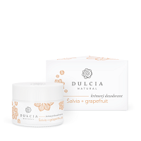 DULCIA Natural krémový dezodorant Šalvia-grapefruit 30 g
