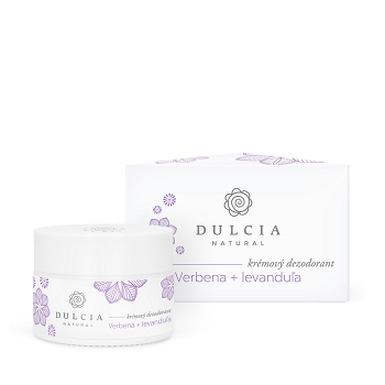 DULCIA Natural krémový dezodorant Verbena – levanduľa 30 g