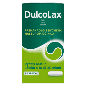 DULCOLAX 10 mg 6 čapíkov (Lieky na zápchu a preháňadlá) - Jednodruhové - obrázok 1/3