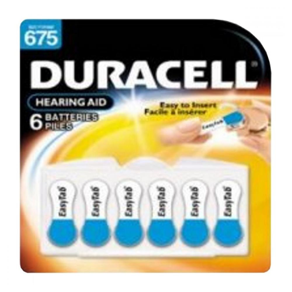 E-shop DURACELL 675 EASYTAB 1.4V, 6 BATÉRIÍ