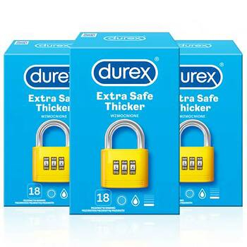 DUREX Extra Safe Kondómy Pack 54 ks