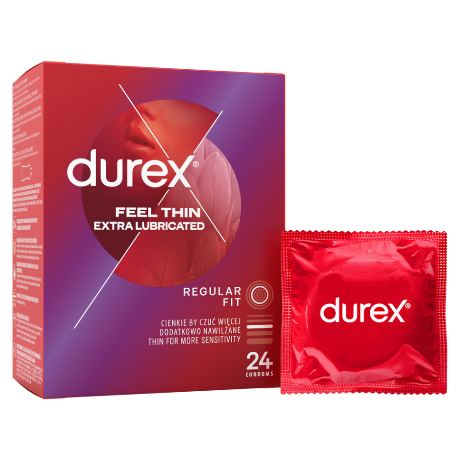 Durex Feel Thin Extra Lubricated kondómy 24 ks kúpite na Mojalekaren.sk