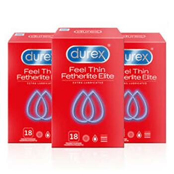 DUREX Feel thin extra lubricated kondómy pack 54 ks