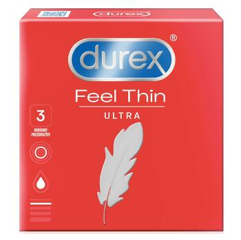 DUREX Prezervatív Ultra thin 3 ks