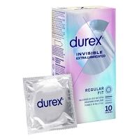 DUREX Invisible extra lubrikované kondómy 10 ks