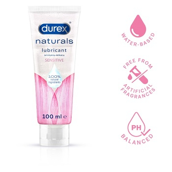 DUREX Naturals Sensitive intímny gél 100 ml (Lubrikačné gély) - Lubrikačné - obrázok 2/3