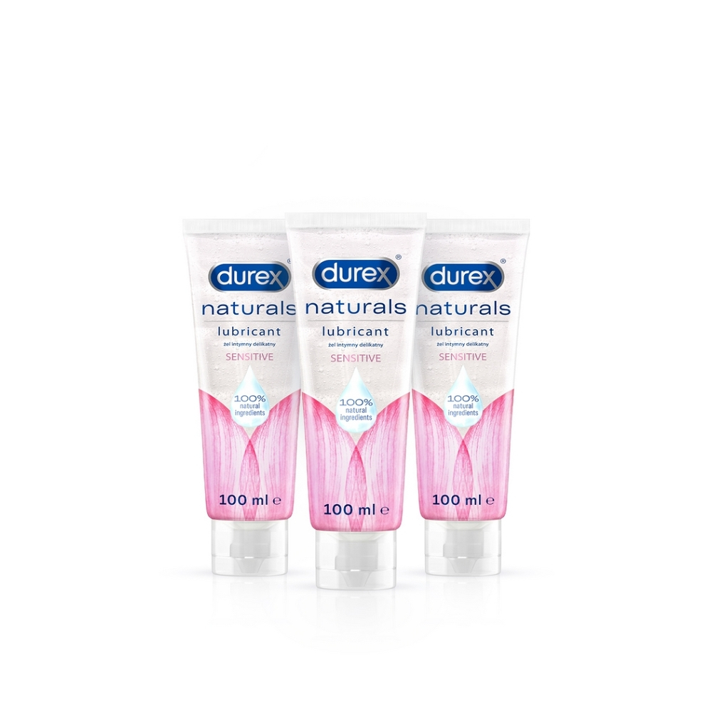 Durex Naturals Sensitive 2+1 lubrikačný gél výhodné balenie 3x100 ml kúpite na Mojalekaren.sk