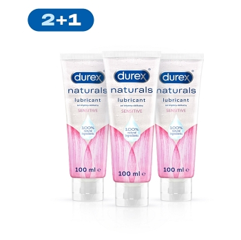 DUREX Naturals Sensitive Intímny gél 300 ml 2+1