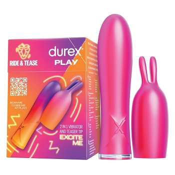 DUREX Play vibrátor 2v1 so stimulačnou špičkou