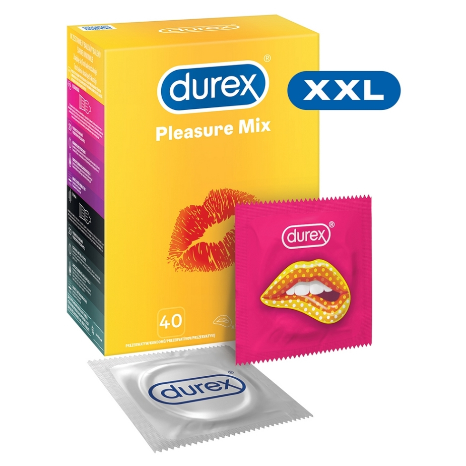 Durex Pleasure Mix kondómy mix