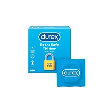 DUREX Prezervatív Extra safe 3 ks