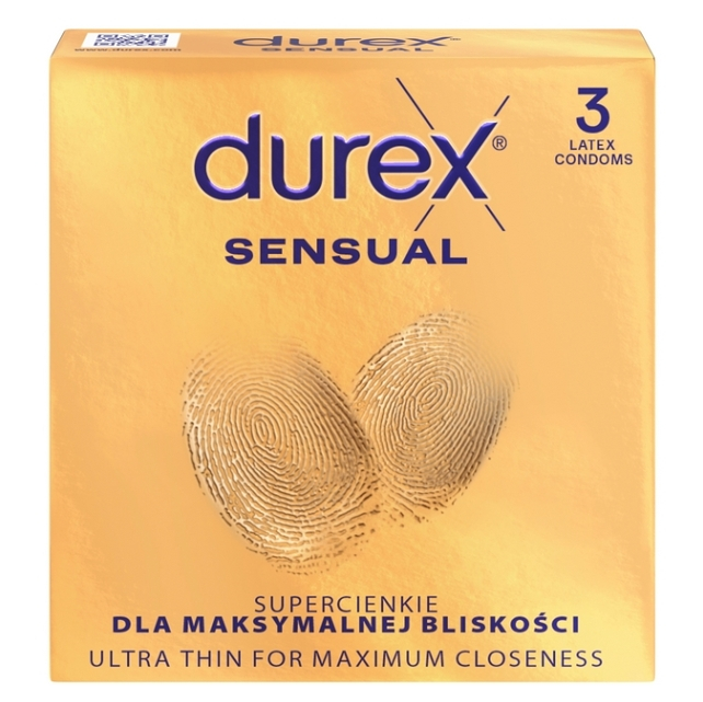 Durex Sensual kondómy 3 ks